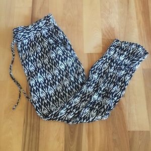 LA Hearts Pac Sun Bohemian Jogger Pants Elastic